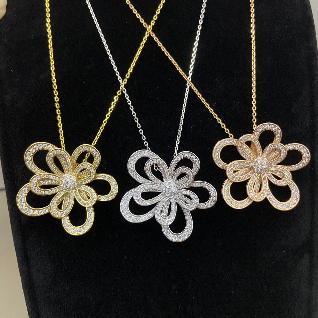 VCA Flower Diamond Necklace