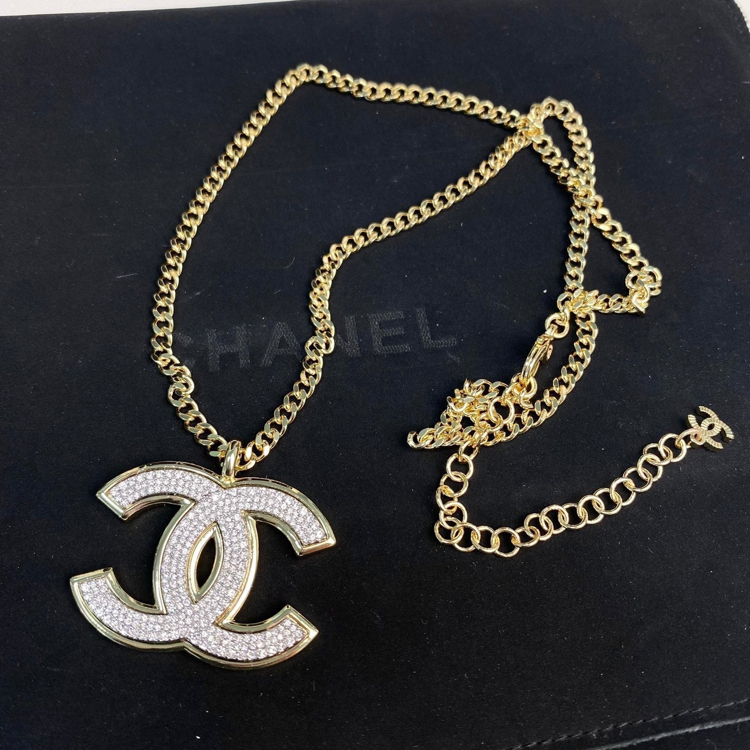 Chanel Diamond Gold Necklace