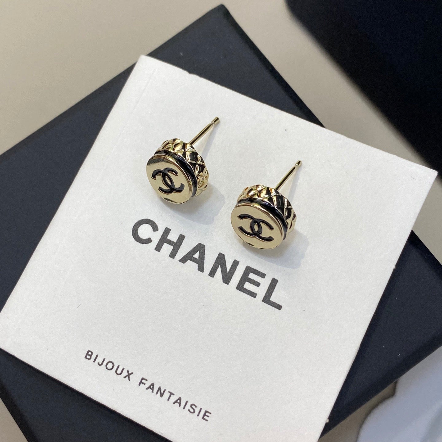 Chanel Button Stud