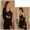 French Lace Sleep Dress with Gown