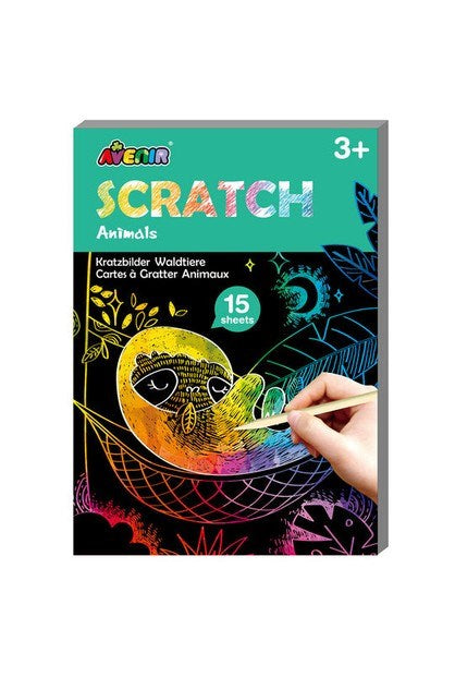 Avenir Mini Scratch Book - Forest Animals