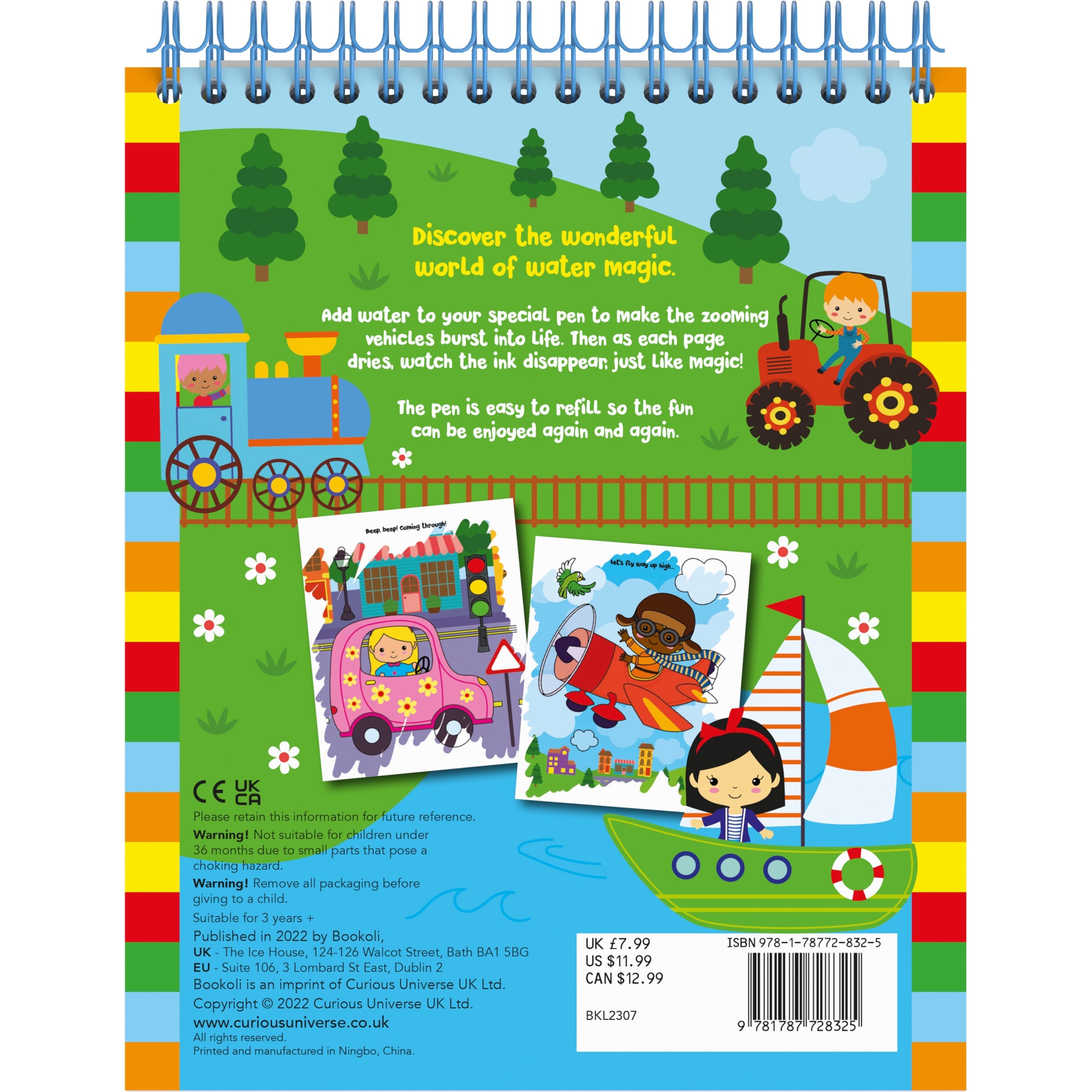 Bookoli Magic Painting - Vehicles