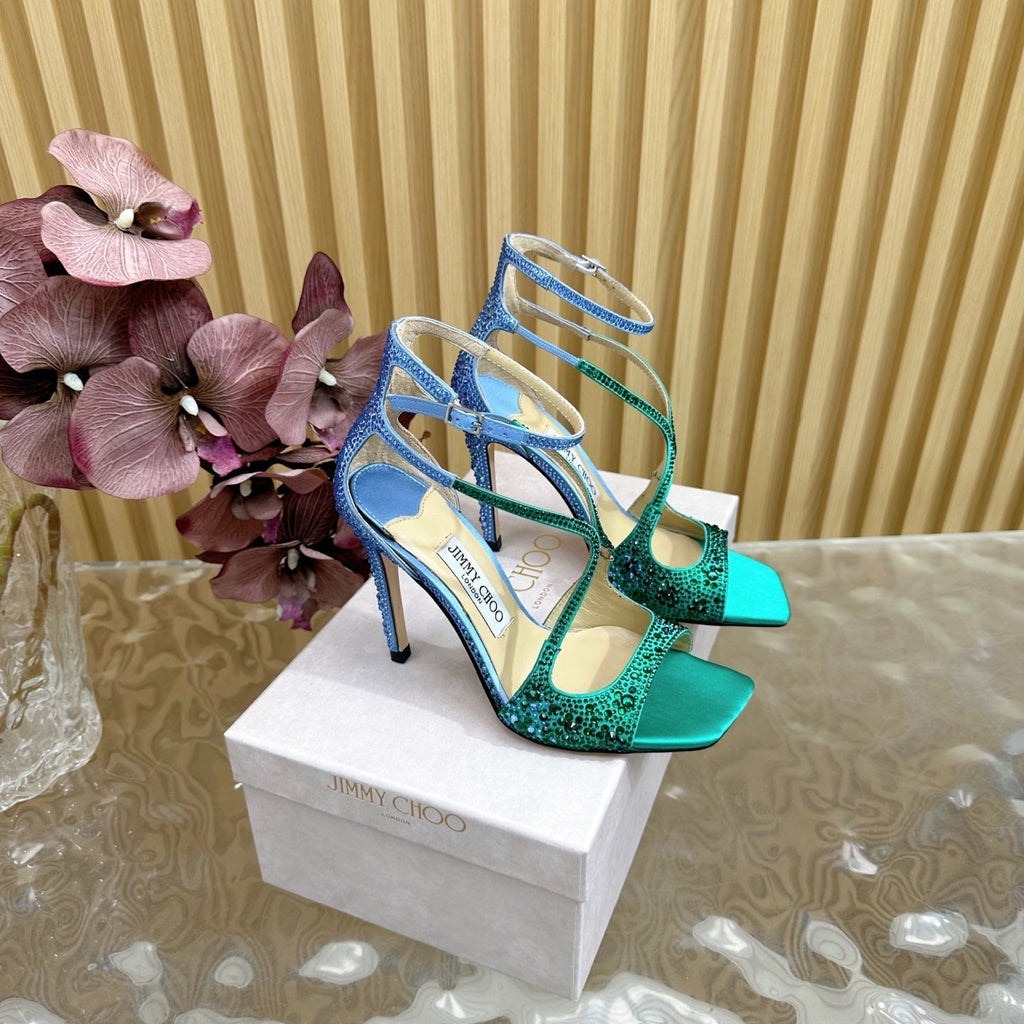 Jimmy Choo Sparkling Sandal High Heel