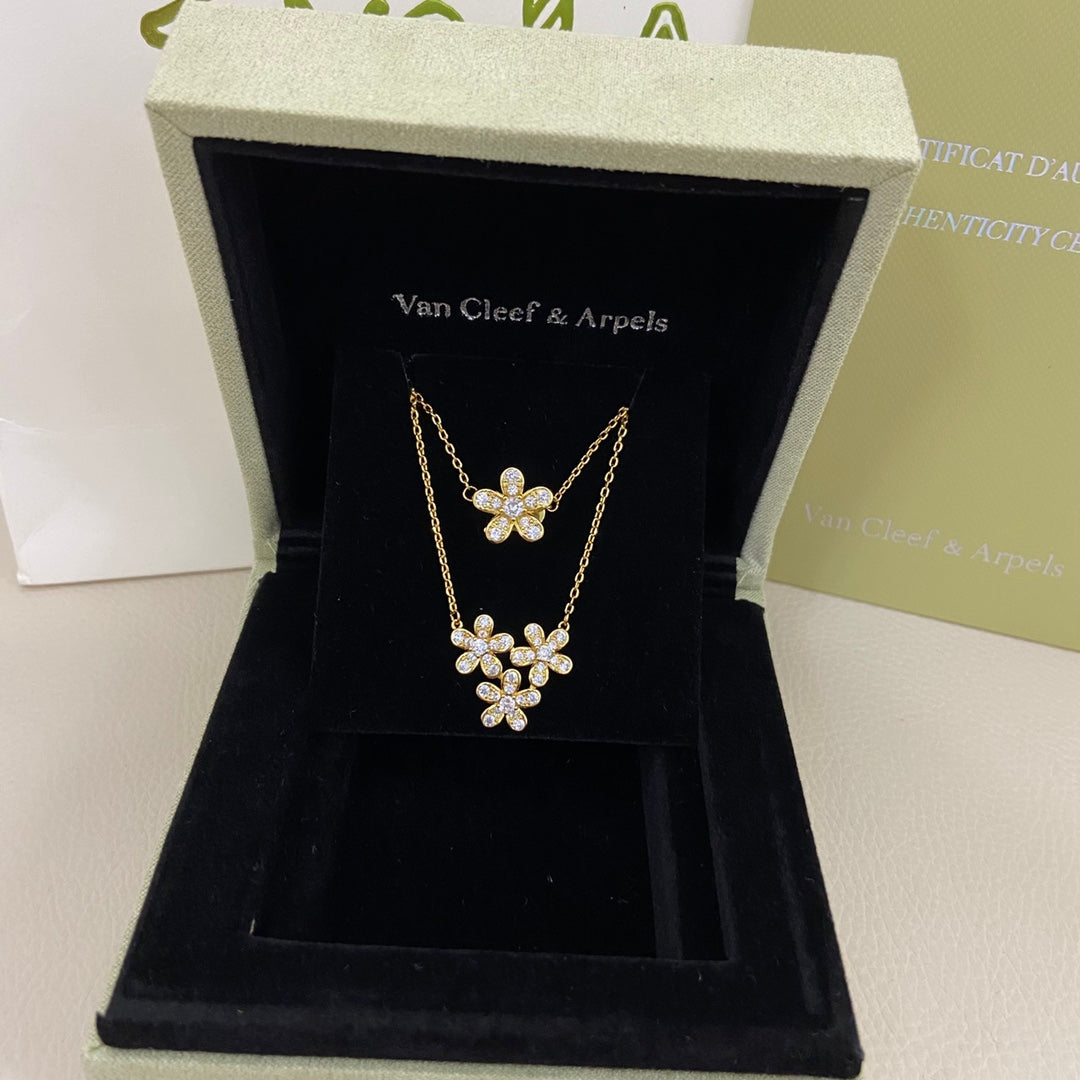 VCA Flower Diamond Necklace