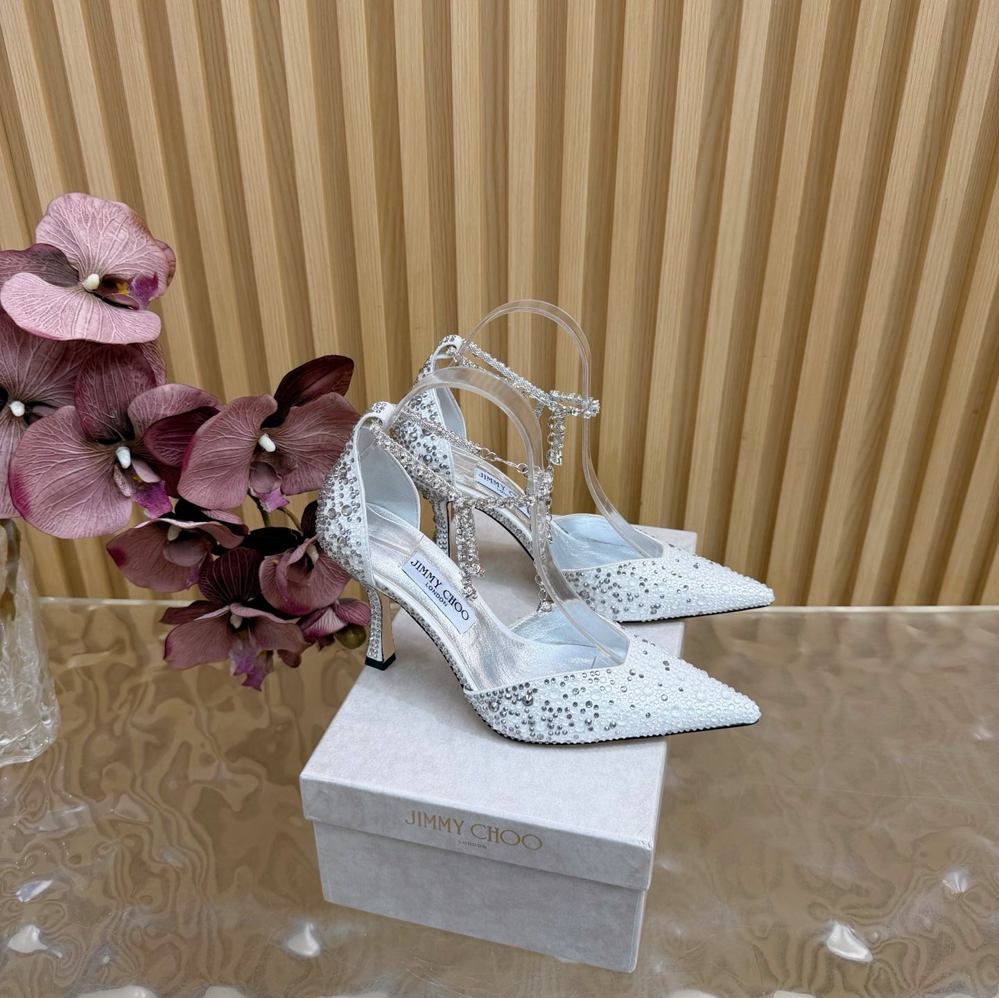 Jimmy Choo Sparkling High Heels