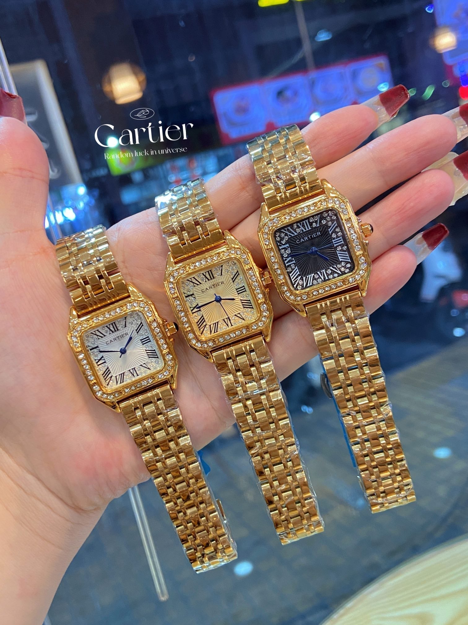 Cartier Panter Gold Watch